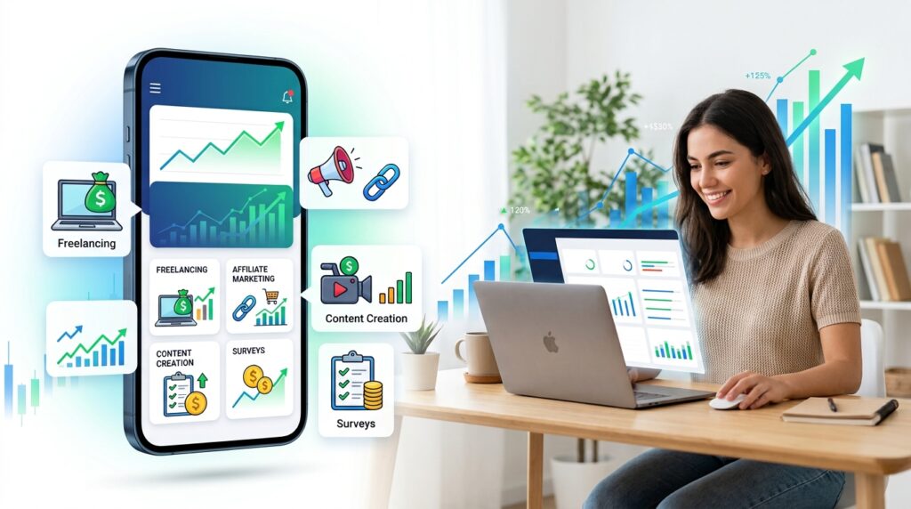 Online Earning Apps helping users earn money from smartphones