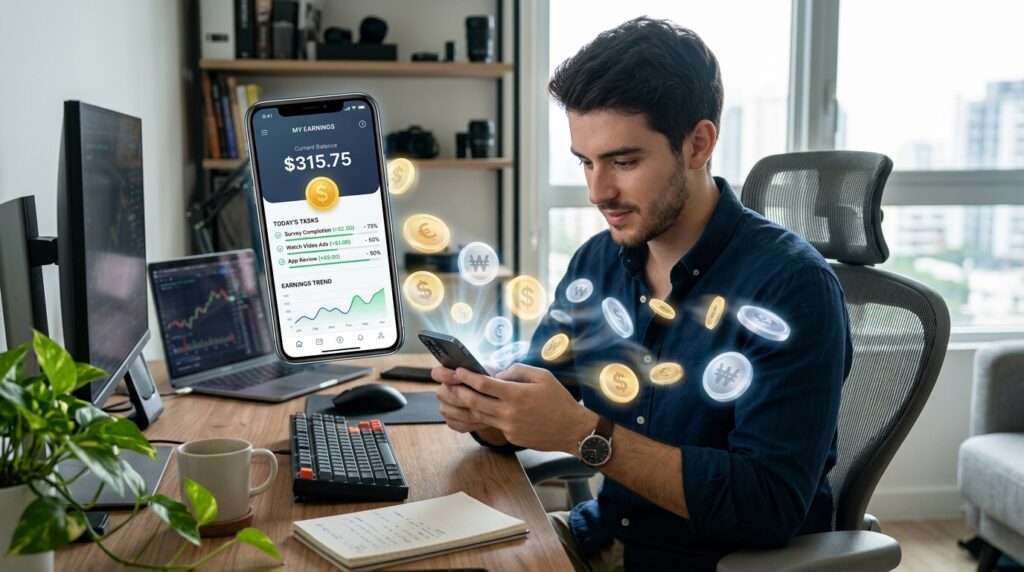 Online Earning Apps helping users earn money from smartphones